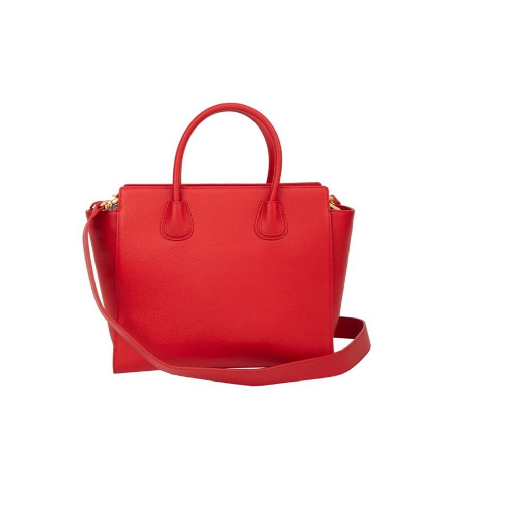 Moncrief Red Leather Tote Bag - Picture 3 of 14